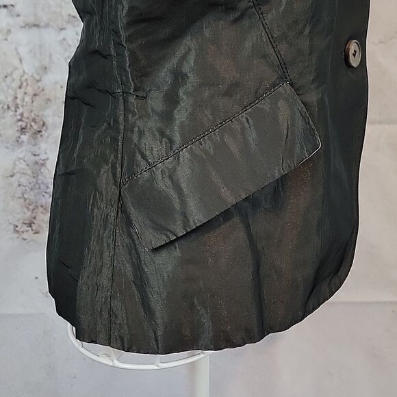 Allsaints Etoile jacket - faded ebony black Women's Size 4 - Picture 6 of 11
